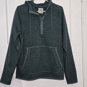 Women’s Ascend Teal Blue Hoodie Sweatshirt Sweater Kangaroo Pocket Size Medium